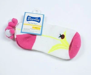PAQUETES DE ZAPATOS LADYBUG & FLOWERS POM POM POM NUEVOS CON ETIQUETAS NIÑAS NIÑOS TALLA 12-4 NUEVOS - Imagen 1 de 1