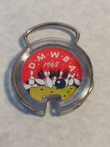 Vintage Keychain Des Moines, Iowa Women's Bowling Association 1968 D.M.W.B.A - Picture 1 of 4