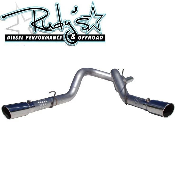 MBRP 4" AL DPF Back Dual Exhaust For 2008-2010 Ford 6.4L Powerstroke Diesel Foto 1 de 1