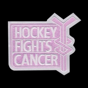 NHL Hockey Fights Cancer October Awareness Game Jersey Patch Pink Patch - Picture 1 of 1