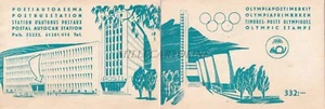 XV OLYMPIC GAMES - Helsinki Finland - Small booklet Olympic Stamps 1952 - Picture 1 of 4