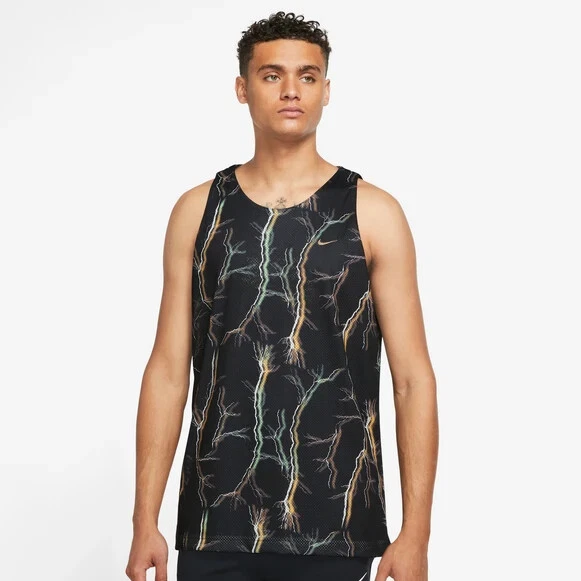 Camiseta sin mangas de baloncesto reversible premium para hombre Nike gris dorado DQ5830-739 XXL Foto 1 de 1