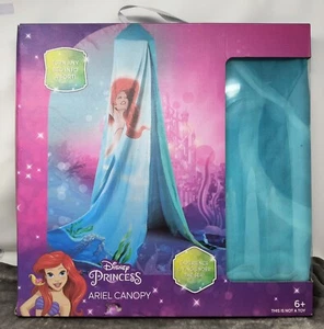 Disney Princesa Ariel Sobre Techo Colgante Toldo Para Niñas Poliéster NUEVO - Imagen 1 de 4
