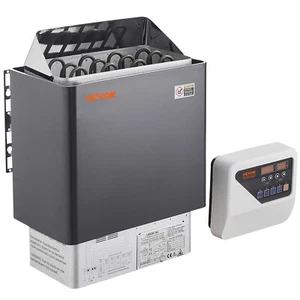 VEVOR 6kW Estufa Sauna Eléctrica Calefacción Sauna Controlador Digital para Spa 5-9m³ - Imagen 1 de 12