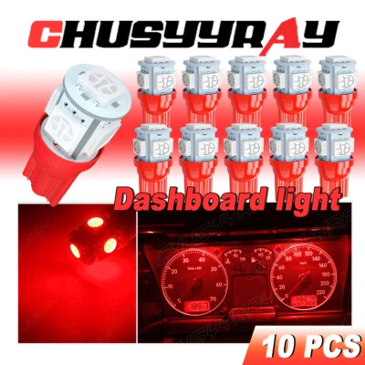 Gauge Cluster LED Dashboard Bulbs Kit Red For 1984-1996 Jeep Cherokee - Изображение 1 из 4