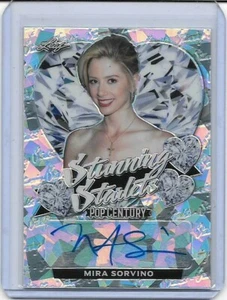 Mira Sorvino 2021 Leaf Metal Pop Century Silver Ice Auto SP #22/30 - Bild 1 von 2