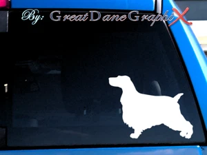 English Cocker Spaniel -Vinyl Decal Sticker -Color Choice -HIGH QUALITY - Picture 1 of 2
