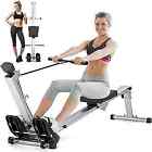 Rowing Machine for Home Use, Rowing Machine Foldable Rower with LCD matt