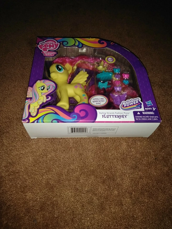 My Little Pony Styling Strands Fashion Fluttershy 6 Inch Hasbro 2013 RARE