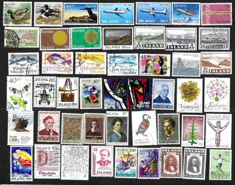 ICELAND Stamps Used 16 FREE SHIPPING! Cover