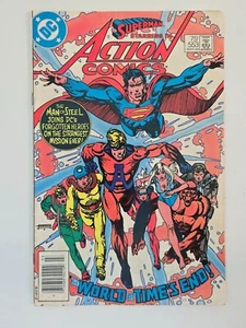 ACTION COMICS SUPERMAN #553 DC COMICS 1984 QUIOSCO VARIANTE CUBIERTA ANIMAL MAN - Imagen 1 de 2