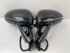 PORSCHE MACAN 95B GTS TURBO WING MIRRORS SET KIT PAIR AUTODIM POWERFOLD RHD 8 - Picture 1 of 24