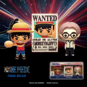 SDCC 2025 Monograma Una Pieza (Netflix Live Action) Bolsa de Espuma 3D Clip Set PREVENTA - Imagen 1 de 1