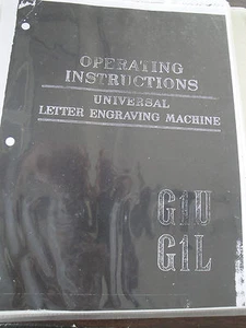 Deckel G1U G1L Pantograph Instruction & PARTS Manual SPECIAL SCAN AUCTION PDF - Picture 1 of 11
