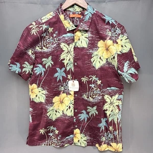 Tori Richard Men’s Hawaiian Shirt XL - 1956 ME00 - Exotica - 616 Port - NWT - Picture 1 of 9