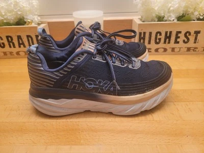 Hoka W Bondi 6 Running Shoes Blue Pink 1019270 MIDP Womens 9.5 D EU 42 - Image 1 of 4