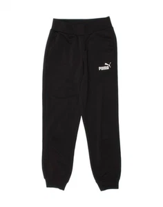 PUMA Girls Tracksuit Trousers Joggers 9-10 Years Black Polyester Sports DL22 - Picture 1 of 3