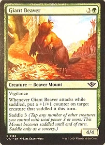 Castor gigante #165 Magic Outlaws of Thunder Junction  - Imagen 1 de 1