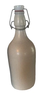 Vintage M.K.M. Bottiglia birra tedesca in gres grigio 0,5L porcellana altalena 8,5" - Foto 1 di 11