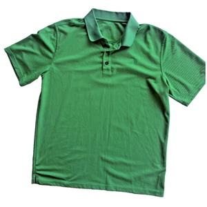 Camisa Polo Ariat Tek Adulto Hombre Mediana Verde Elastizada Ligera Exterior Informal - Imagen 1 de 4
