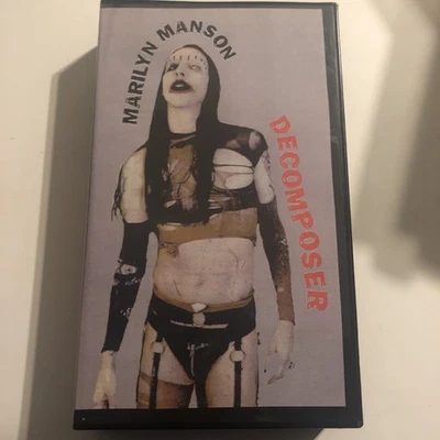 Marilyn Manson Decomposer VHS Goth Rock 2/18/97 Live Concert Video Foto 1 de 4