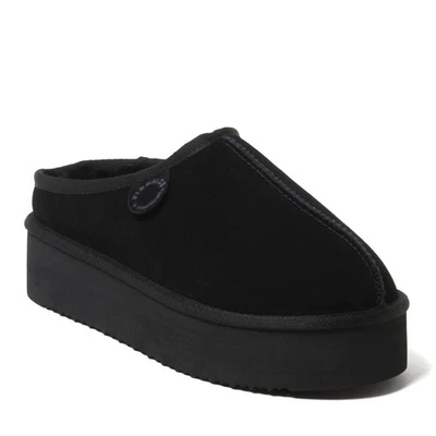 Fireside by Dearfoams Women's Queenstown Genuine Shearling Platform Clog Slipper - Image 1 of 4