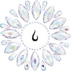 Leg Avenue Fluer Body Jewelry - Gioiello Adesivo Iridescente per il Corpo