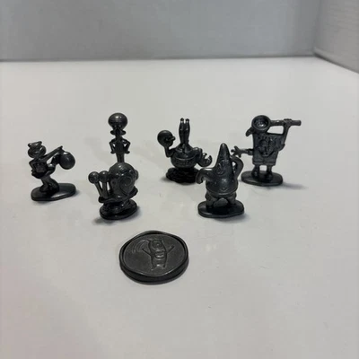 Monopoly Nick Bob Esponja Pantalones Cuadrados Edición Piezas de Repuesto 6 Fichas + Moneda Foto 1 de 4