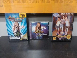 Hannah Montana Miley Cyrus Best Of Both Worlds Dvd And Cd And Dance Along Lot - Picture 1 of 12