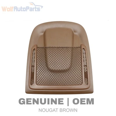 2011-2014 VW TOUAREG - Front SEAT BACK Panel W/ NET 8R0881969J - Image 1 of 4