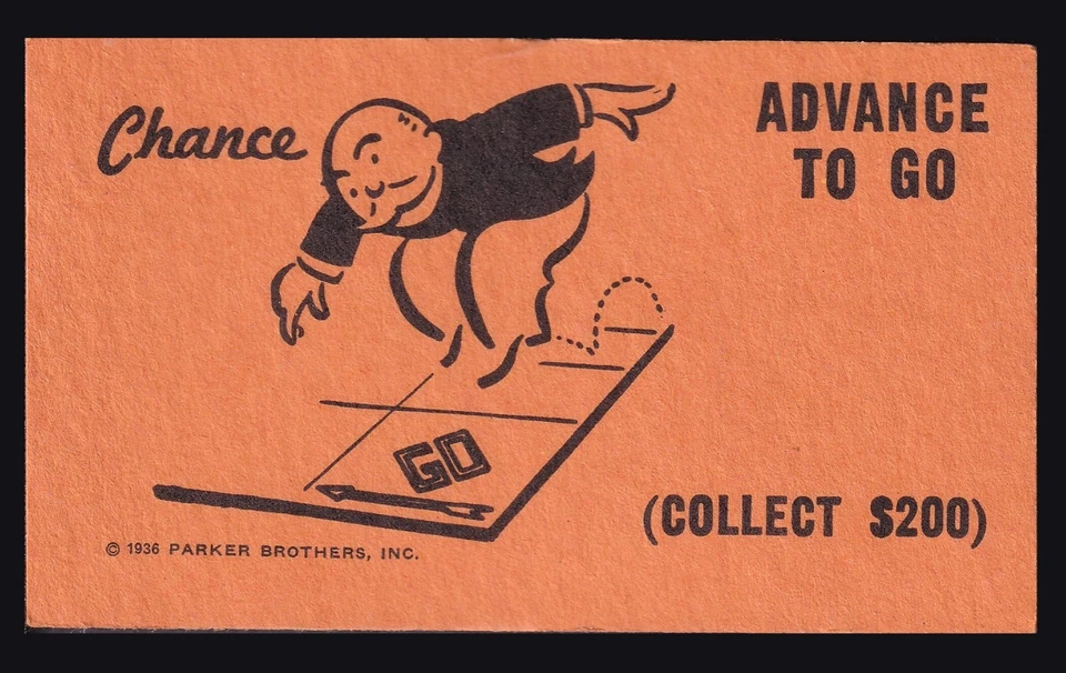 Карты шансов Монополия ▲ Parker Brothers, Inc. ▲ Вы выбираете! - Изображение 1 из 1