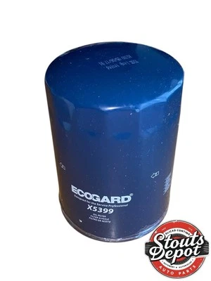 Масляный фильтр двигателя Ecogard X5399 подходит для Chevrolet Silverado 2500 HD NOS 2001-2019 годов выпуска - Изображение 1 из 4