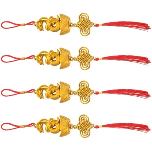 4 Pcs Snake Pendant Chinese New Year Hanging Ornament Festival Style - Picture 1 of 12