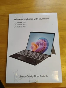Surface Pro Keyboard 8/9/X Gray New Better Quality More Reliable - Picture 1 of 3