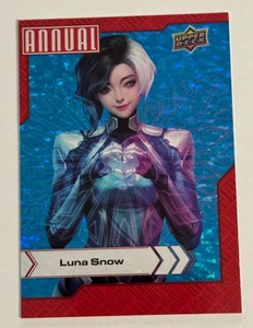 2022-23 Marvel Annual Blue Sparkle #48 Luna Snow - Picture 1 of 2