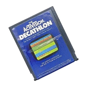 Decathlon (Atari 2600, 1983) Video Game Cartridge Only -Cleaned, Tested- - Picture 1 of 3