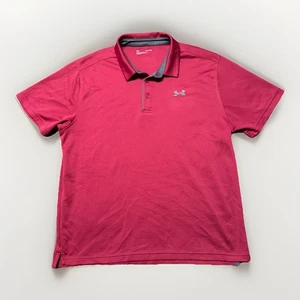 Under Armour Playoff Loose Fit Poloshirt Herren XL weinrot rot Golf Performance - Bild 1 von 5