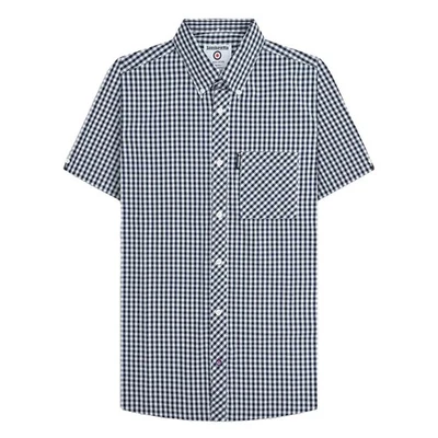Lambretta  Camisa SS25 Guingán para Hombre (LB288) - Imagen 1 de 3