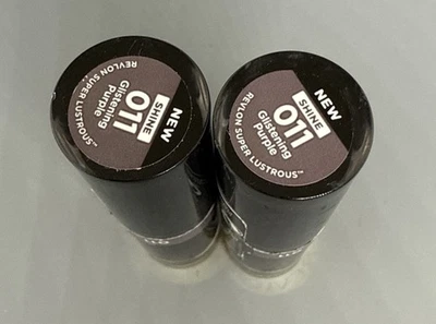 Batom REVLON~GLISTENING PURPLE #011 Super Lustrous Glass Shine - Imagem 1 de 3