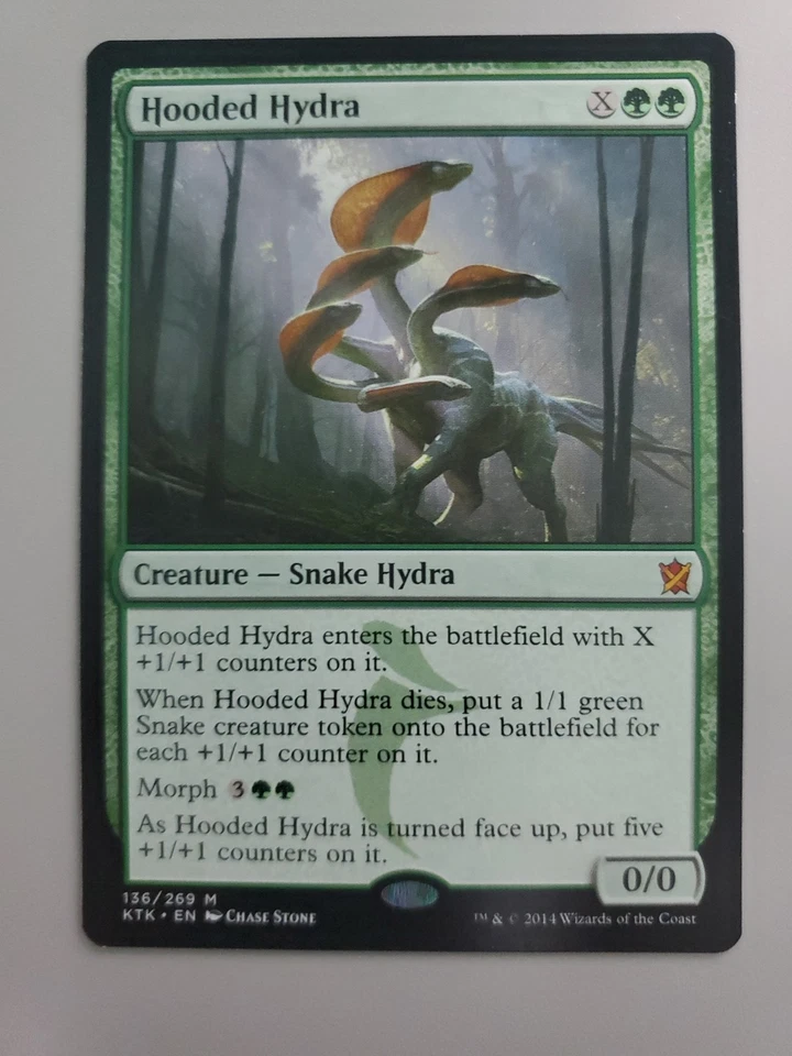 MTG Hooded Hydra Khans of Tarkir Regular Rare - Image 1 of 1