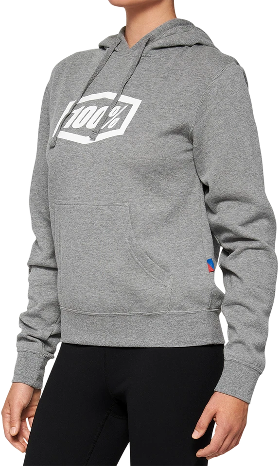 100% Fits Women's Icon Hoodie - Heather Gray - XL 20031-00007 - Image 1 of 1