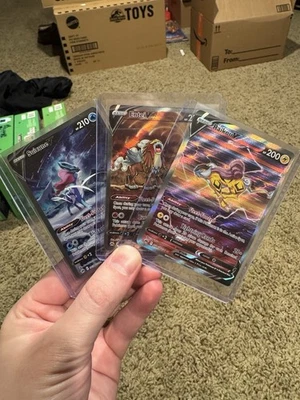 Suicune Raikou Entei v GG38 GG41 GG36 Crown Zenith Pokemon Card - Image 1 of 4