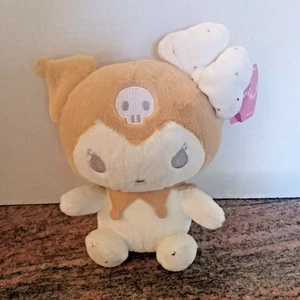 Peluche Giappone Sanrio Kuromi seduto Nakajima beige opaco con etichetta originale - Foto 1 di 5