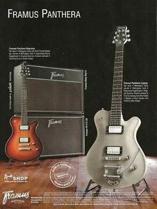 Framus Panthera Supreme Legacy guitar & amp advertisement 8 x 11 ad print - Picture 1 of 3