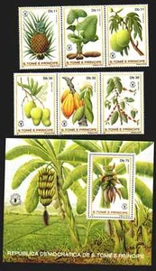 Set St.Thomas MNH Sc 641-43 + valore S/S $ 20,50 frutta - Foto 1 di 1