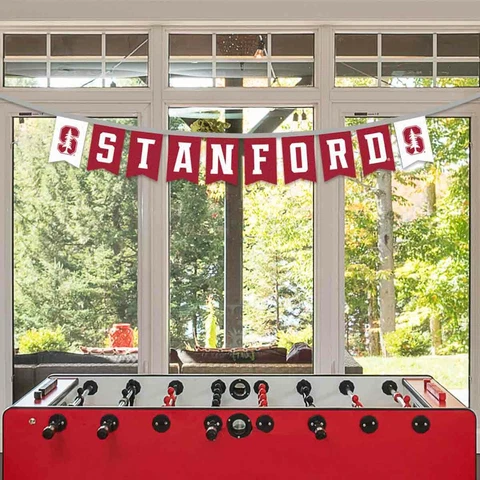 Stanford Cardinal Banner Flags On A String Cover