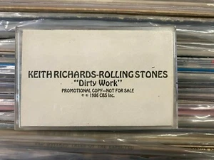 Keith Richards, Rolling Stones - Dirty Work [CASSETTE] RARE PROMO, CBS, VG++ - Picture 1 of 5
