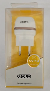 Fuente de alimentación Gold USB/DC 5 V / 1 A NUEVO; EMBALAJE ORIGINAL - Imagen 1 de 6