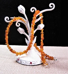 Gorgeous 18" Sterling Silver 35cttw Baltic Amber Necklace F75 - Picture 1 of 4