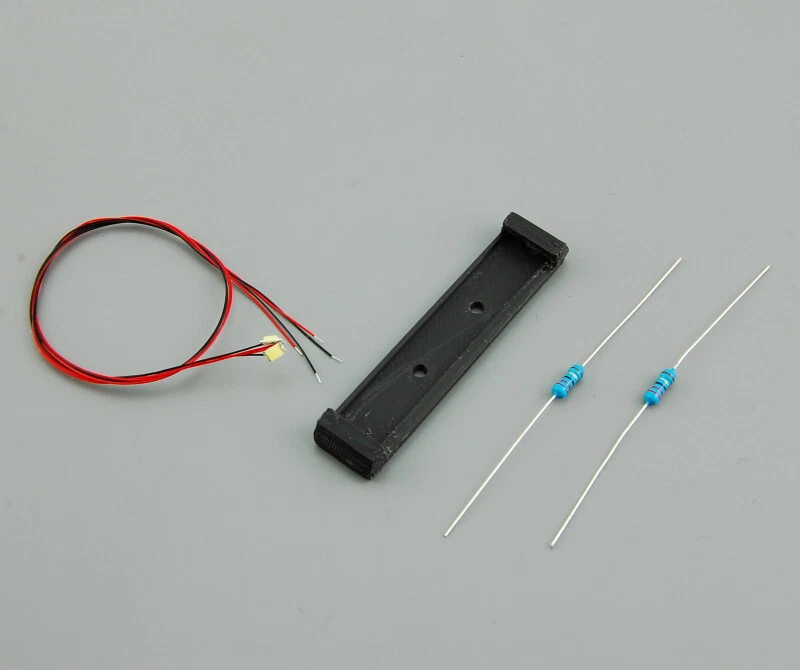 RC Truck Kennzeichenhalter Nummerschildhalter + SMD LED Beleuchtung 1:14 - Bild 1 von 1